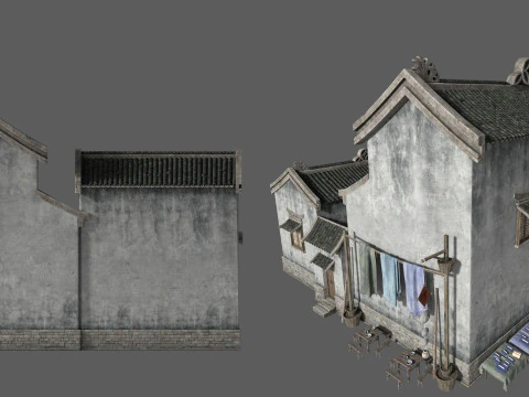 Ancient architecture 3D Model