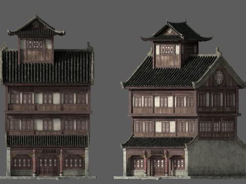 Ancient architecture 3D Model