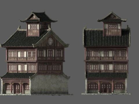 Ancient architecture 3D Model