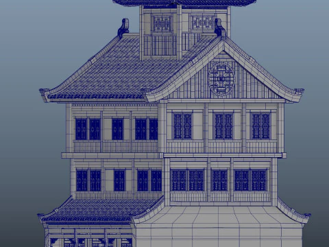 Ancient architecture 3D Model