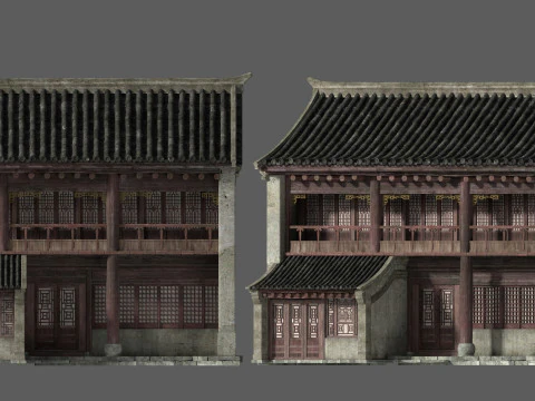 Ancient architecture 3D Model