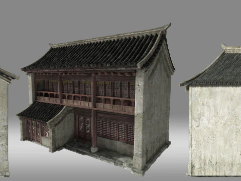 Ancient architecture 3D Model