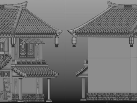 Ancient architecture 3D Model