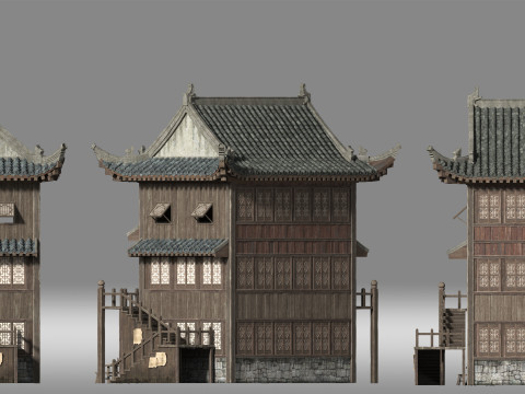 Ancient architecture 3D Model