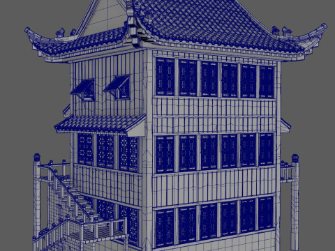 Ancient architecture 3D Model