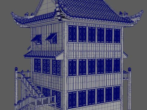 Ancient architecture 3D Model
