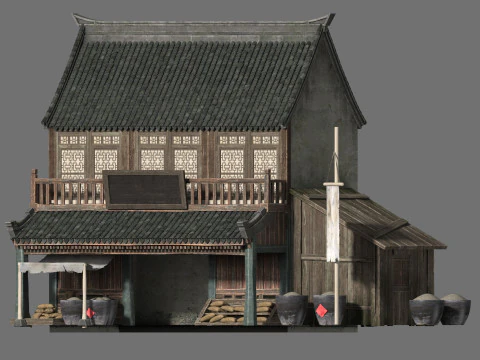 Древняя архитектура 3D Модель