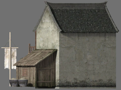 Arquitetura antiga Modelo 3D