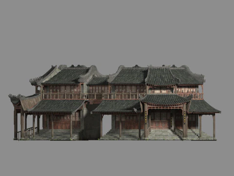 Ancient architecture 3D Model