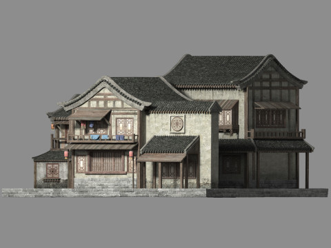 Ancient architecture 3D Model