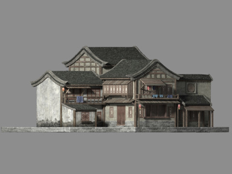 Ancient architecture 3D Model