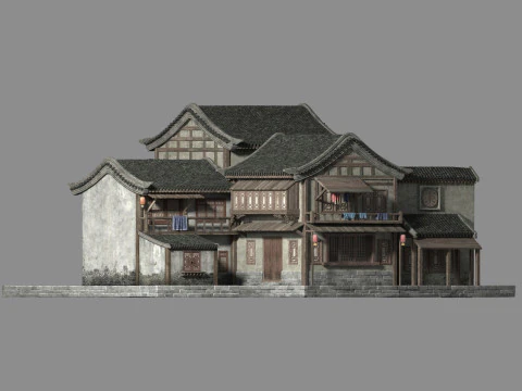 Ancient architecture 3D Model
