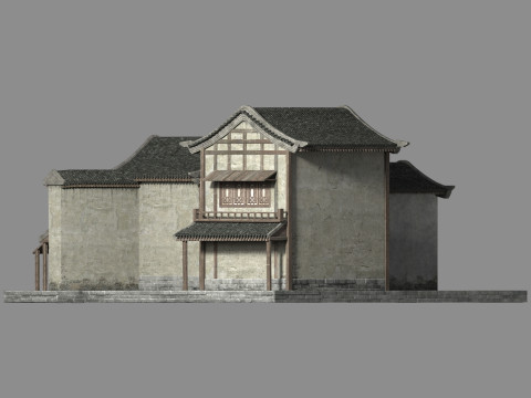 Ancient architecture 3D Model