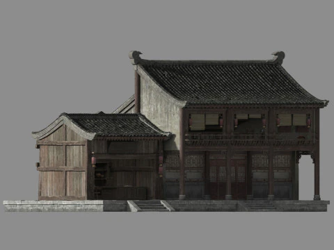 Ancient architecture 3D Model