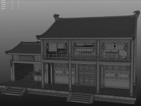 Ancient architecture 3D Model
