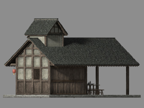 Ancient architecture Model 3D