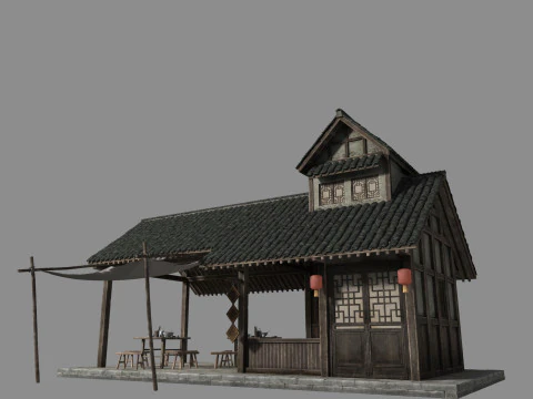 Ancient architecture 3D Model