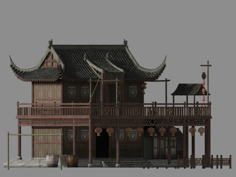 Architettura antica Modello 3D