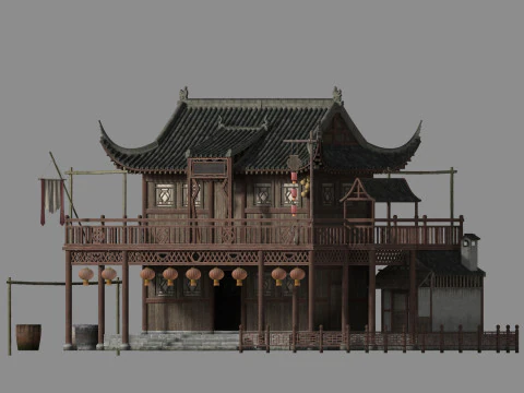 Ancient architecture 3D Model