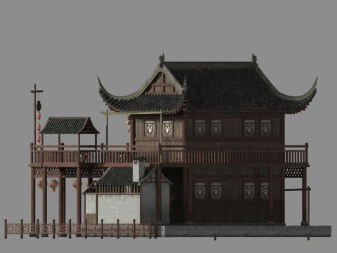 Ancient architecture 3D Model
