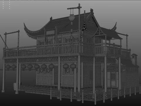 Ancient architecture 3D Model