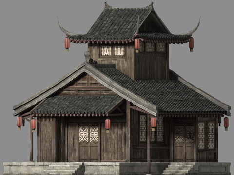 Ancient architecture 3D Model