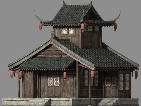 Ancient architecture 3D Model