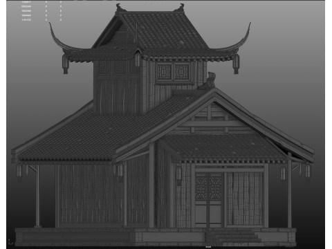 Ancient architecture 3D Model