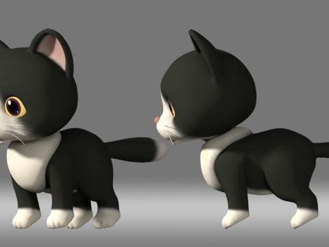Cartoon cat Modelo 3D