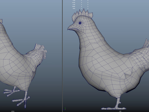 Chicken hen 3D 모델