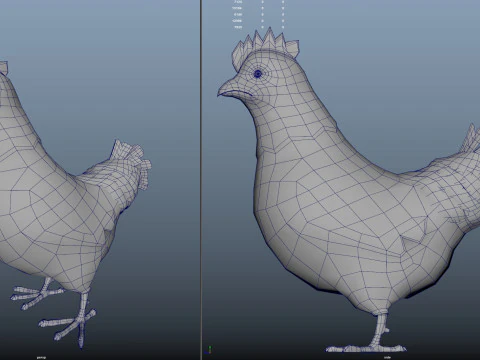 Galinha Modelo 3D