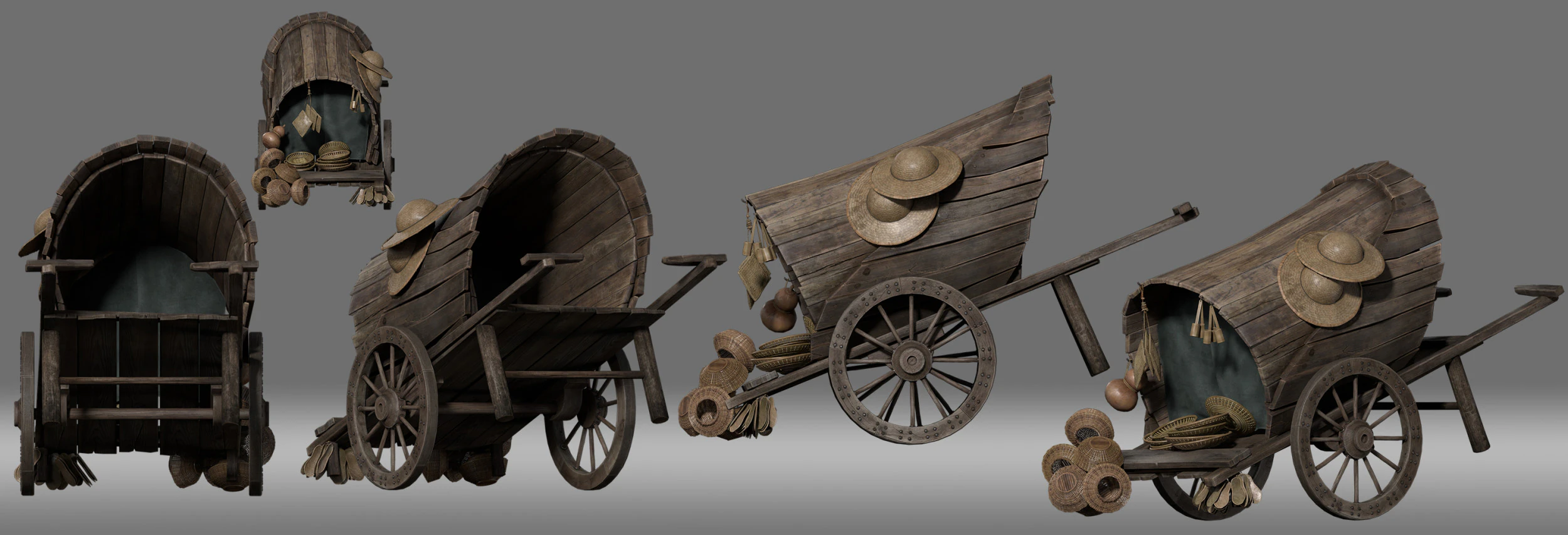 Stall 3D Model .c4d .max .obj .3ds .fbx .stl .blend 