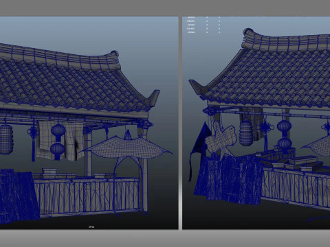 Stall 3D Model