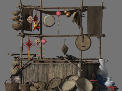 Stall 3Dモデル