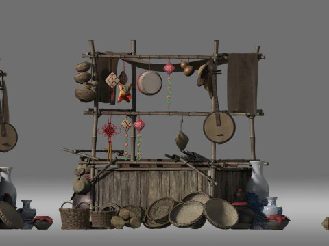 Stall 3D Model