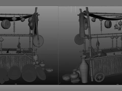 Stall 3D Model
