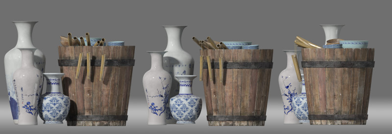 Stall 3D 모델 .c4d .max .obj .3ds .fbx .stl .blend