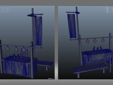 Stall 3D Model