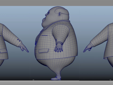 Cartoon man 3D Model