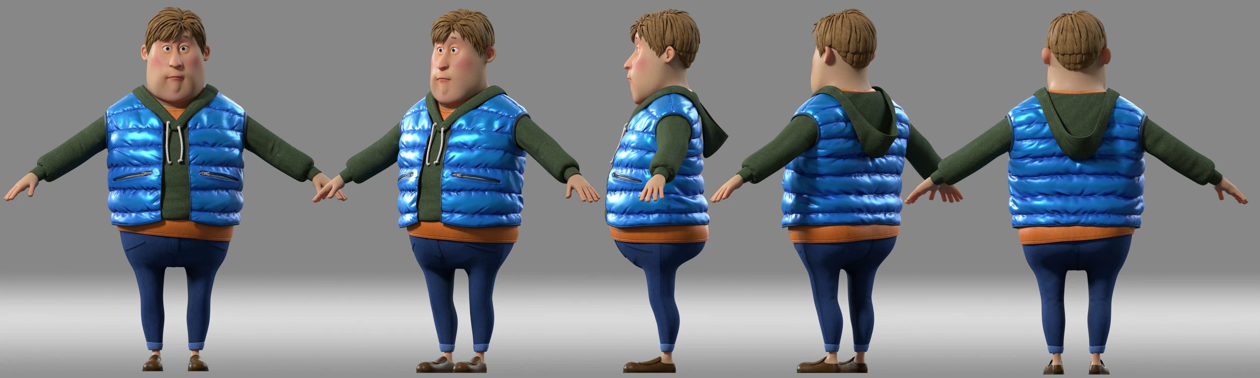 Boy 3D Model .c4d .max .obj .3ds .fbx .stl .blend 