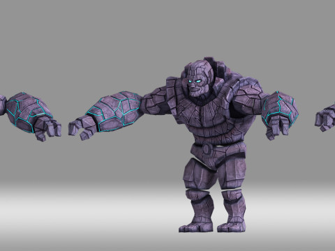 Stone man 3D 모델