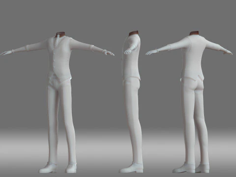 Dopasuj ubrania do ciała Model 3D