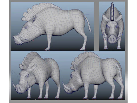 Wild boar 3D Model