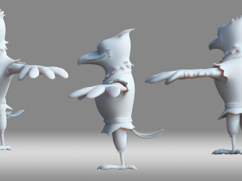 Cartoon jerk 3D-Modell
