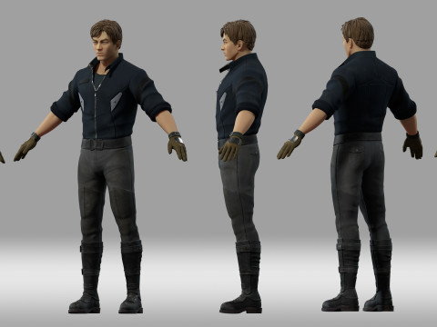 Man people Modèle 3D