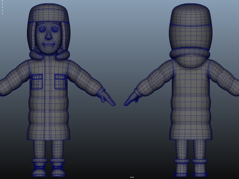 Cartoon man people 3D Модель