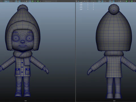 Cartoon child 3D Model