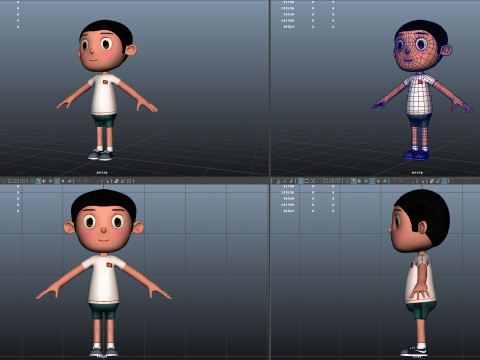 Cartoon boy Modello 3D