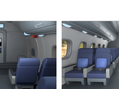 Cartoon Aircraft plane 3D 模型