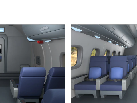 Cartoon Aircraft plane 3D Model